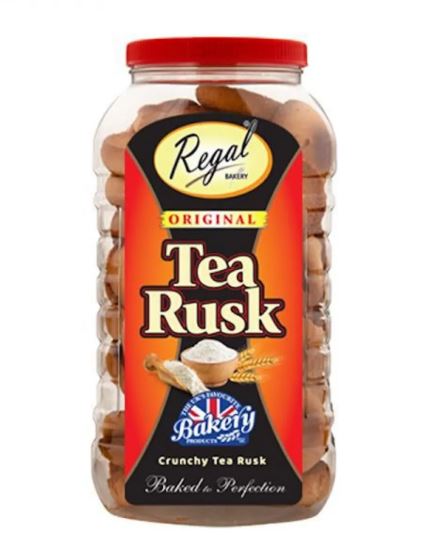 Regal Tea Rusks Jar (Tea Toast) 300g x 9 - Ny Ankomst 03.10.24