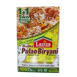 Laziza Delhi Pulao Biryani Masala 100g x 6 - Ny Ankomst 21.05.25