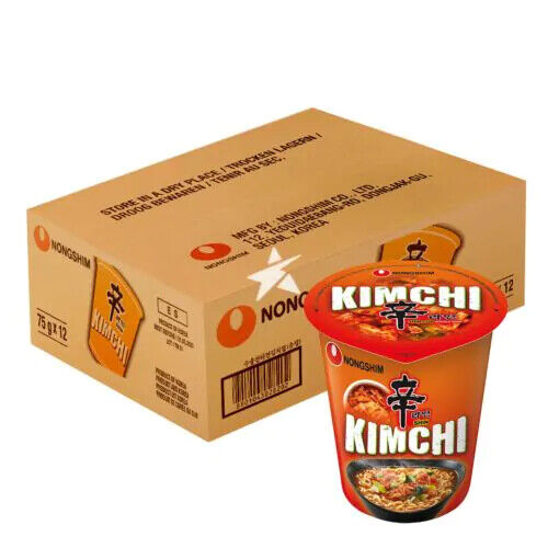 Nongshim Cup Noodles Kimchi 75g x 12