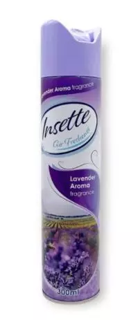 Insette Airfreshner Lavender 300ml x 12 - Ny Ankomst 25.02.25 - Lavpris