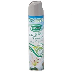 Charm Airfreshner Lilly & White Flower 240ml x 12 - Ny Ankomst 20.08.24