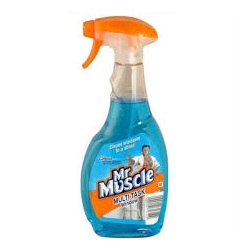 Mr. Muscle Adv. Window & Glass Spray 500ml x 10 - Ny Ankomst 21.08.24