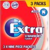 Extra Chewing Gum Strawberry 3pk x 20 - Ny Ankomst 21.08.24