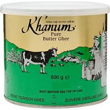 Khanum Butter Ghee 500g x 12 - (Ned) Ny Ankomst 22.09
