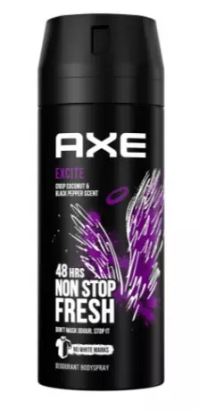 Axe Body Spray Excite 150ml x 6