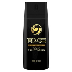 Axe Body Spray Gold Temptation 150ml x 6