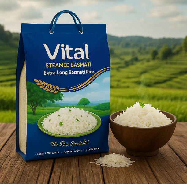 Vital Basmati Steam Rice 5kg x 4 - Lavpris