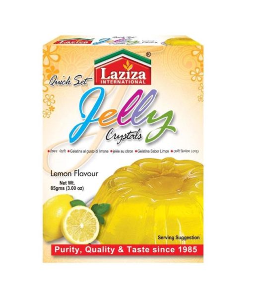 Laziza Jelly Lemon 85g x 6 - Ny Ankomst 21.05.25