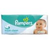 Pampers Baby Wipes Fresh Clean 52stk x 12 - Ny Ankomst 25.08
