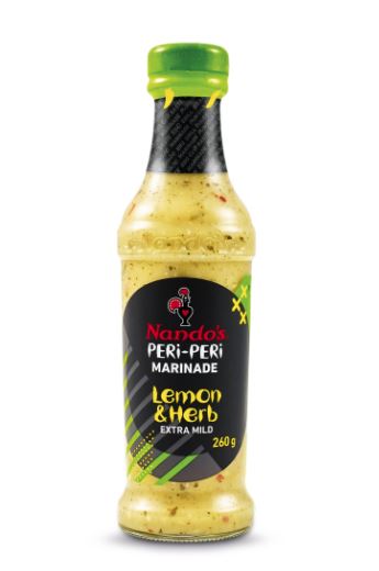 Nandos Marinade Peri Peri Lemon & Herb 260g x 6 (Husk E) - Ny Ankomst 12.09.24