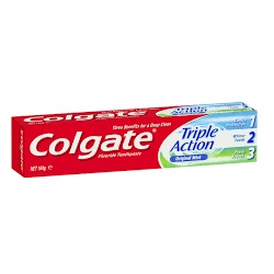 Colgate Toothpaste Triple Action 100ml x 12 - Ny Ankomst 26.10.24