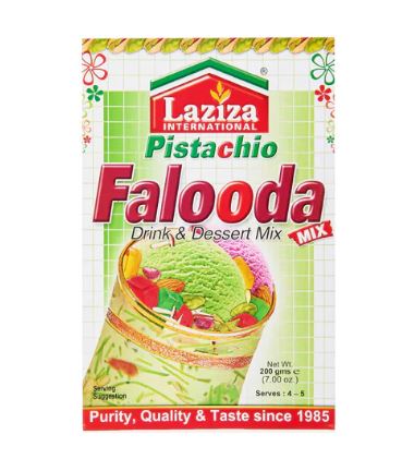 Laziza Falooda Mix (Pista) 200g x 6 - Ny Ankomst 01.07.24