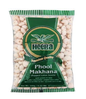 Heera Phool Makhana 100g x 10 - Ny Ankomst 12.02.25
