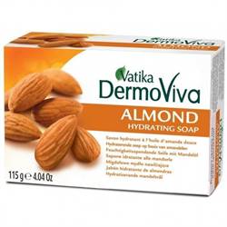 Dabur - Vatika Almond Soap 100g x 6 - Ny Ankomst 26.10.24