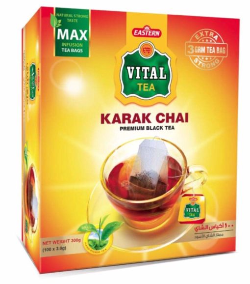 Vital Karak Chai (Black Tea) 100's x 20 - Ny Pris!