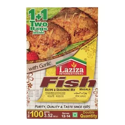 Laziza Fish Masala 100g x 6 - Ny Ankomst 21.05.25