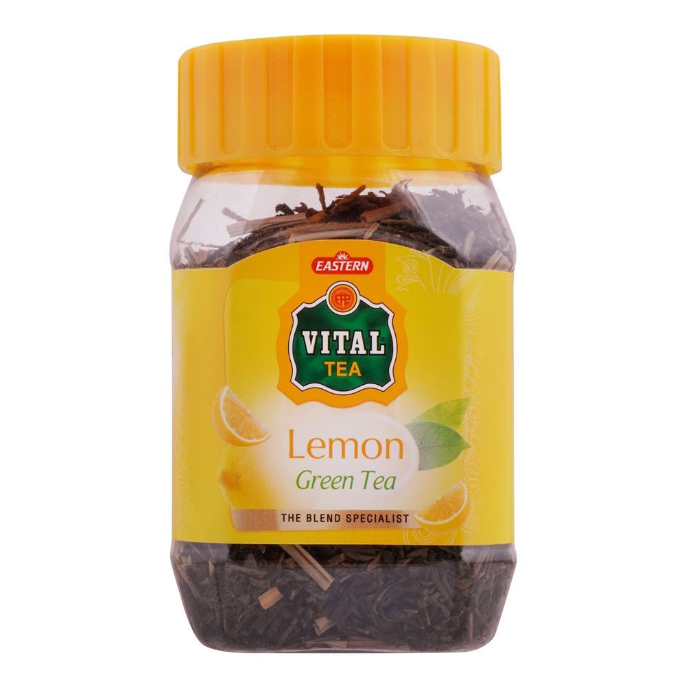 Vital Green Tea Lemon Loose Jar 100g x 10 - Ny Ankomst 25.09
