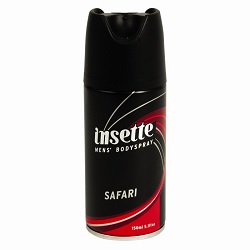 Insette Body Spray Safari 165ml x 12- Ny Ankomst 26.09