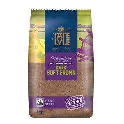 T+ L Dark Brown Soft Sugar 1kg x 10 - Opp 19.11
