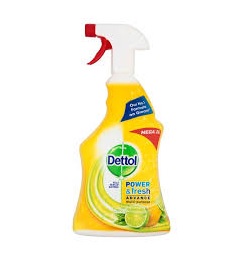 Dettol Power & Fresh Citrus Spray 1L x 6-Opp 25-10