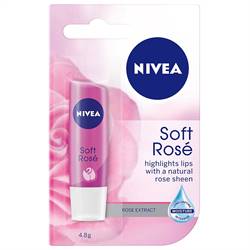 Nivea Lip Care Soft Rose x 12