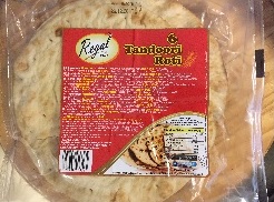 Regal Roti Tandoori White 6stk x 10 -Ny Pris !