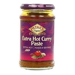 Pataks Extra Hot Curry Paste 283g x 6