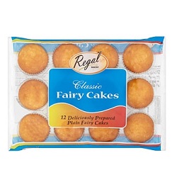 Regal Plain Fairy Cakes 12stk x 12 -Ny Pris!