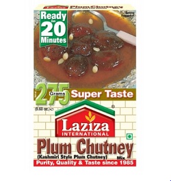 Laziza Plum Chutney Mix 275g x 6!Ny Pris