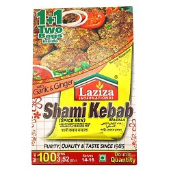 Laziza Shami Kebab Masala 100g x 6!Ny Pris