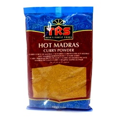 Trs Madras Curry Powder Hot 100g x 20 Ned 09-11