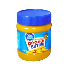 Heera Peanut Butter Crunchy 1kg x 6 - Ny Pris!