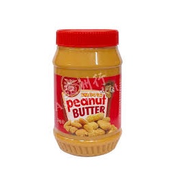 Heera Peanut Butter Smooth 1kg x 6 - Ny Pris!