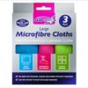 All About Home Microfibre 3pk Cloths x 24 - Ny Pris!
