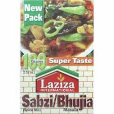 Laziza Sabzi / Bhujia Masala 100g x 6!Ny Pris
