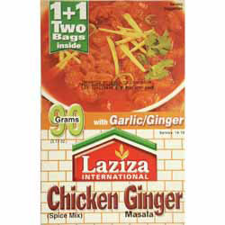 Laziza Chicken Ginger Masala 90g x 6