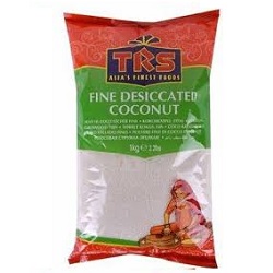 Trs Desiccated Coconut (Fine) 1kg x 6 - Ny Pris !