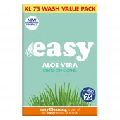 Easy Washing Powder Aloe Vera 75 Wash Non Bio - 5.1Kg x 2