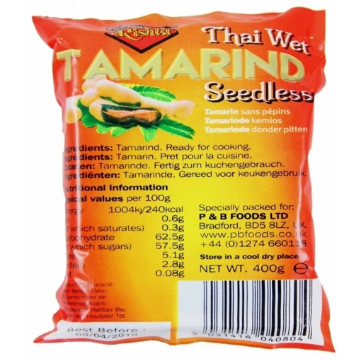 Rishta Tamarind Seedless 400g x 50 - Ny Ankomst 19.06.25