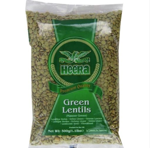 Heera Lentils Green 500g x 20