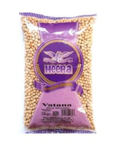 Heera Whole Peas white/Yellow 2 kg x 6 - Ny Ankomst 10.10.24