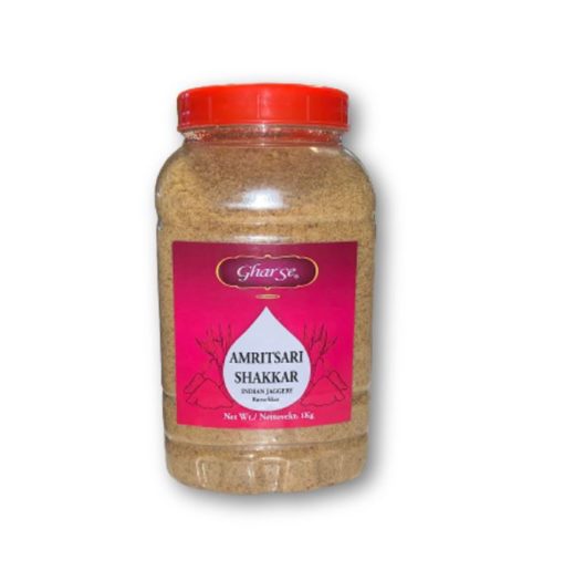 Ghar Se Amritsari Shakkar/ Jaggery Powder (Jar) 1 kg x 12