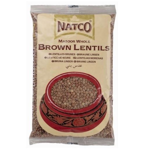 Natco Brown Lentils 2kg x 6