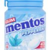 Mentos Peppermint TyggeGummi 40pcs x 6 - Ny Ankomst 16.08.24