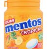 Mentos Tropical TyggeGummi 40pcs x 6 - Ny Ankomst 16.08.24