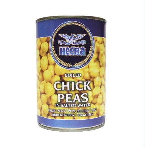 Heera Canned Boiled Chick Peas 400g x 12 - Tilbud 18-23 Nov.