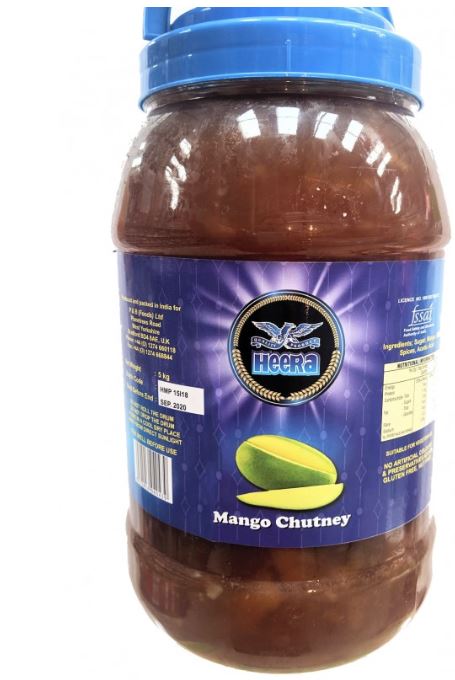 Heera Mango Chutney Sweet 5kg x 2 - Opp 08.05