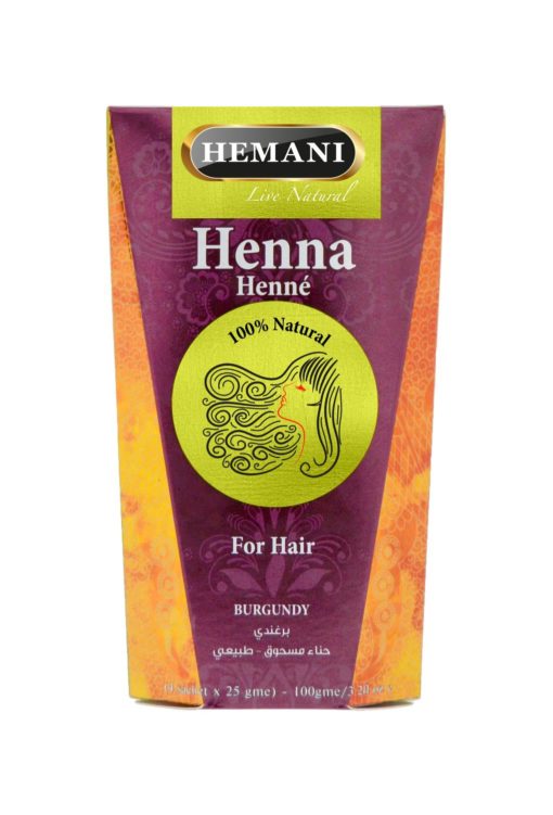 Hemani Henna Burgundy 4x25g x 6