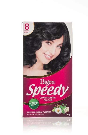 Bigen Speedy Hair Color Women (Nat.Black)Nr.8  x 3