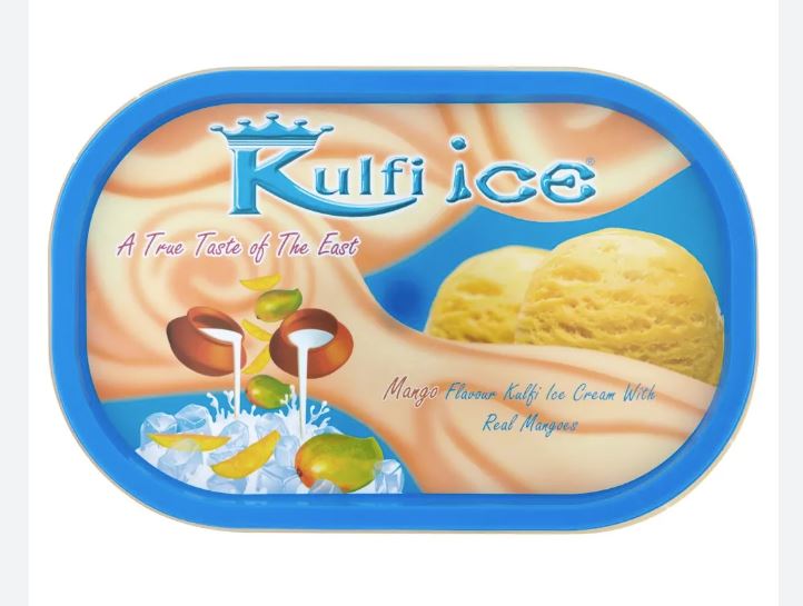 Tubzee Kulfi Ice Mango 1L x 8 - Opp 06.05